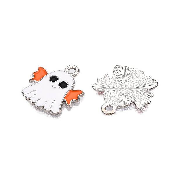 Halloween Theme Alloy Enamel Pendants