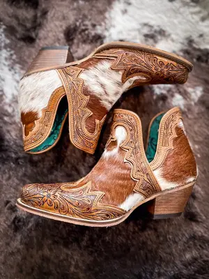 Myra Bag -Frisco Falls Hand-Tooled Booties