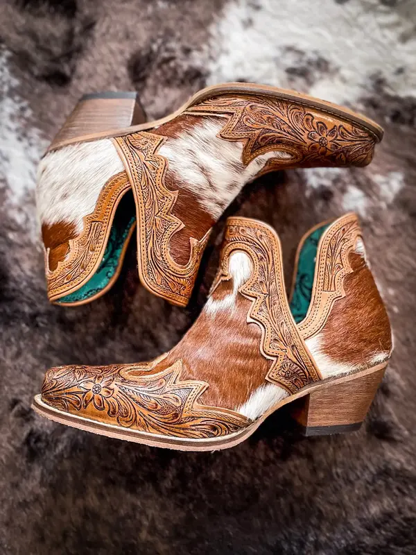 Myra Bag -Frisco Falls Hand-Tooled Booties