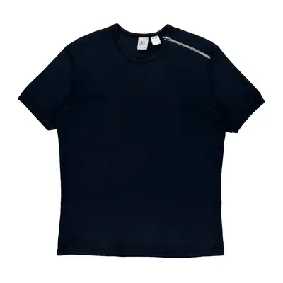 Armani Exchange T-Shirt - Large Black Cotton