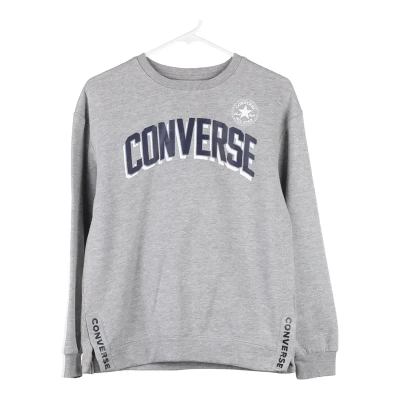 Converse Track Jacket - Large Grey Cotton