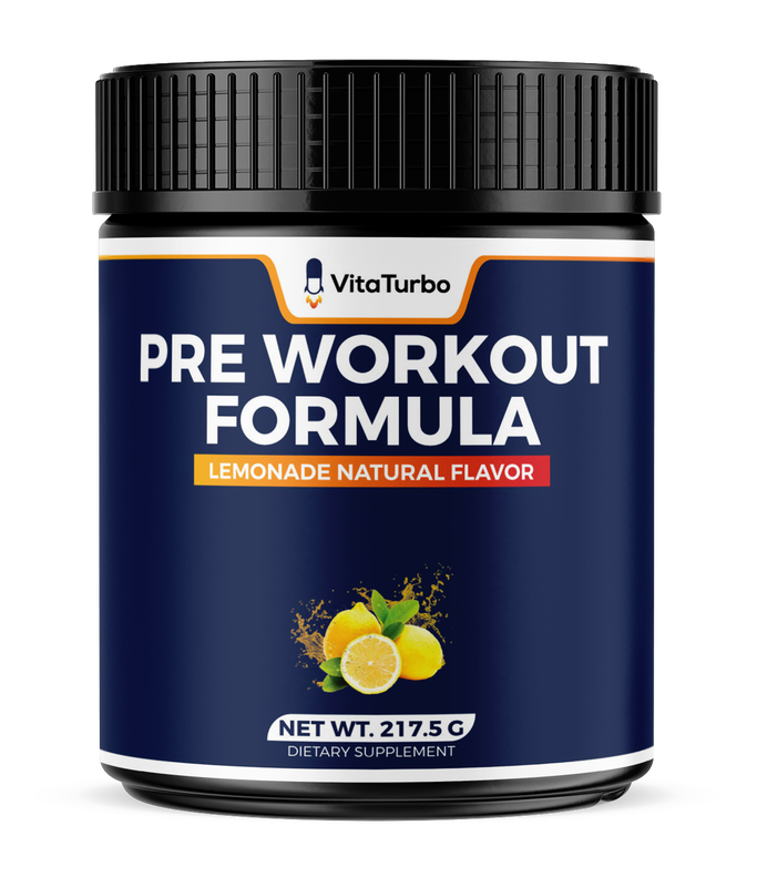 Pre Workout Formula (Lemonade Natural Flavor) - 217.5 Grams