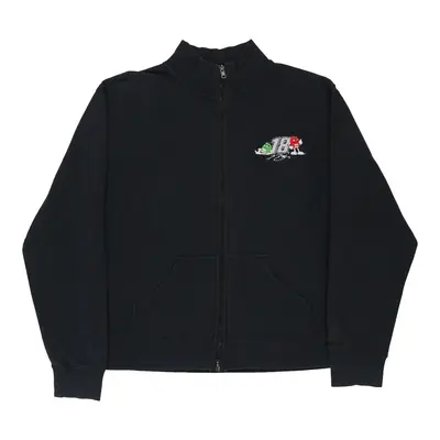 M&Ms Chase Authentics Nascar Zip Up - Large Black Cotton Blend
