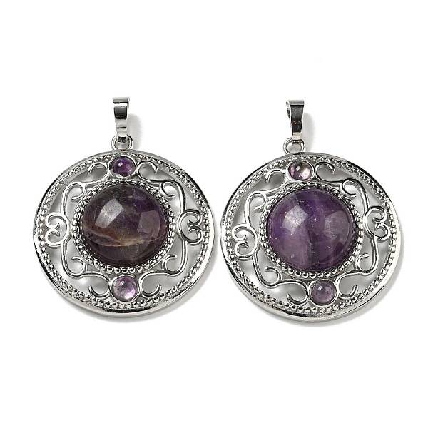 Natural Amethyst Pendants