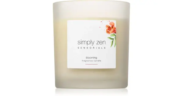 Simply Zen Sensorials Blooming Fragrance Candle scented candle 120 g