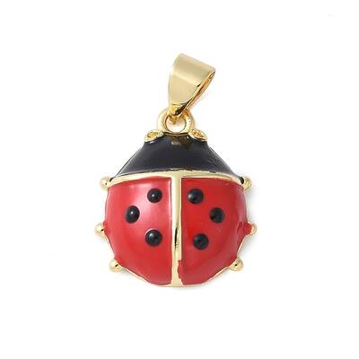 Brass Enamel Pendants