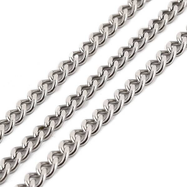 Tarnish Resistant 304 Stainless Steel Cuban Link Chains