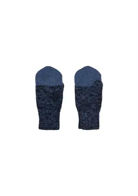 Merino wool baby mittens - Blue | Size: 1-2 years