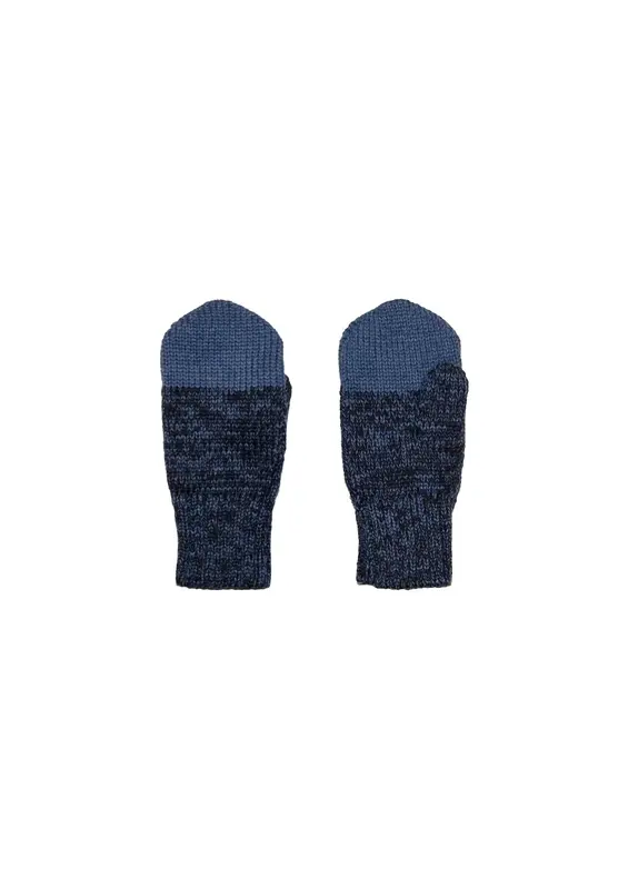 Merino wool baby mittens - Blue | Size: 1-2 years