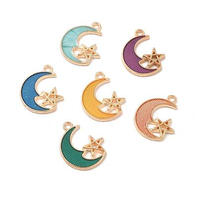 Alloy Enamel Pendants