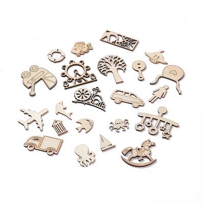 Unfinished Wood Sheet Decorations