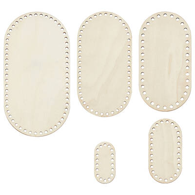 5Pcs 5 Styles Wood Sheets