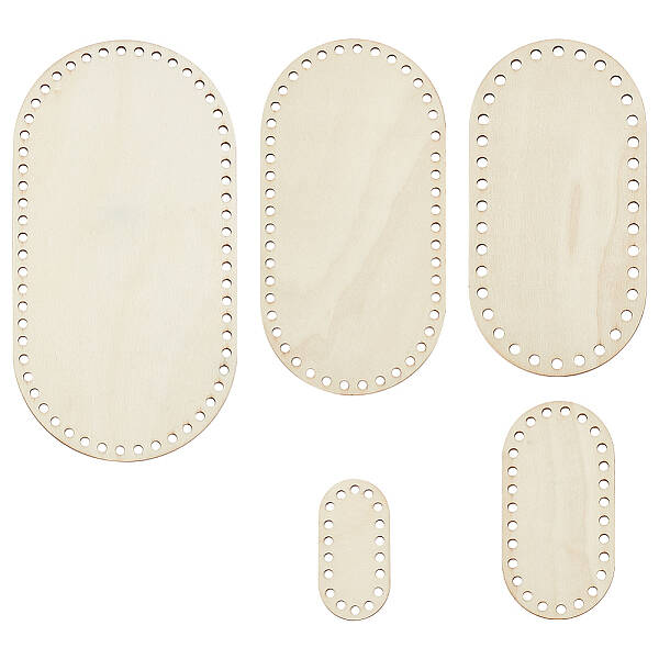 5Pcs 5 Styles Wood Sheets