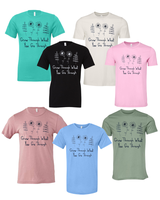 Grow Through What You Go Through Shirts By Andy - Short Sleeve And Long Sleeve - Cotton - Unisex- Made With Love