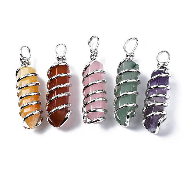 Natural & Synthetic Gemstone Big Pendants