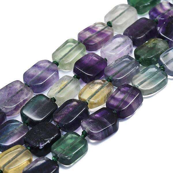 Natural Fluorite Beads Strand