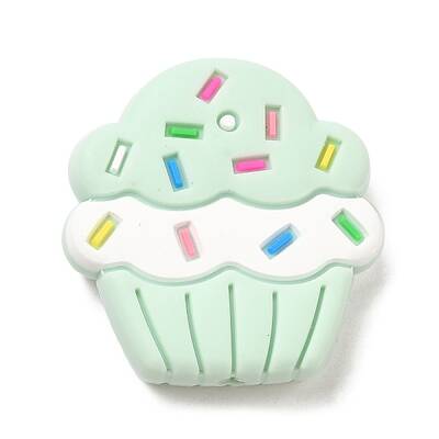 Cake Food Grade Eco-Friendly Silicone Focal Beads