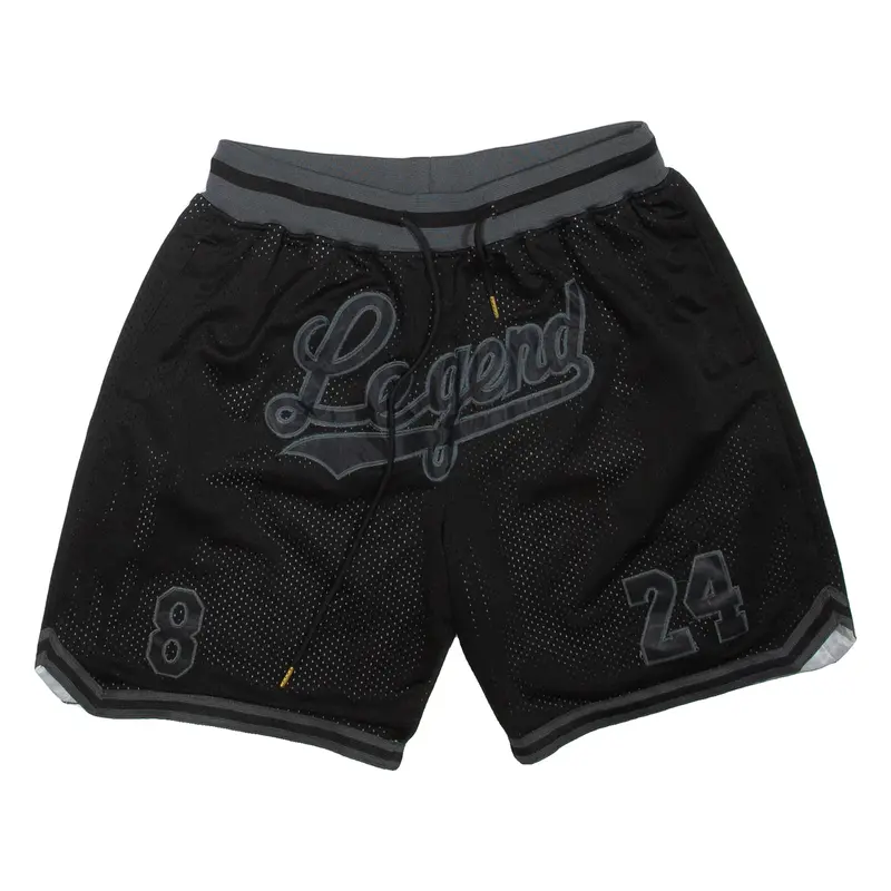 LEGEND Mens Sports Shorts Black L W30