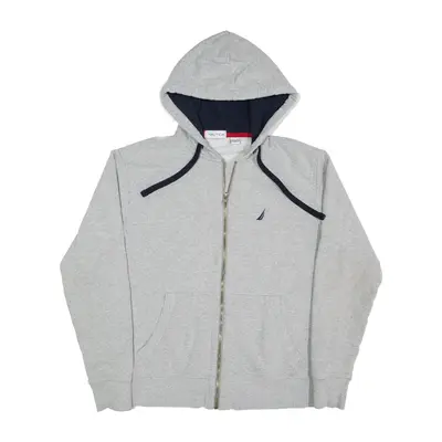 NAUTICA Hoodie Grey Full Zip Womens M