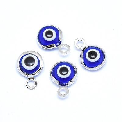 Handmade Evil Eye Lampwork Charms