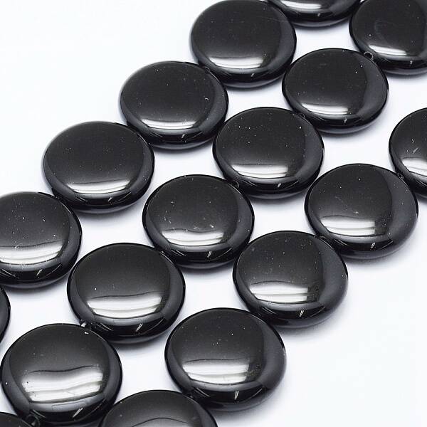 Natural Black Onyx Beads Strands
