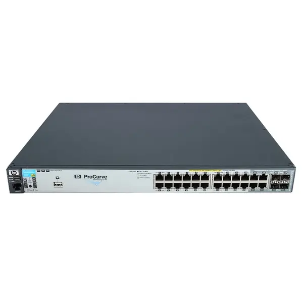 HP J9146-61001 | ProCurve 2910al Series 2910al-24G-PoE+ 20 x RJ-45 Ports PoE+ 10/100/1000Base-T + 4 x Dual Personality RJ-45/...