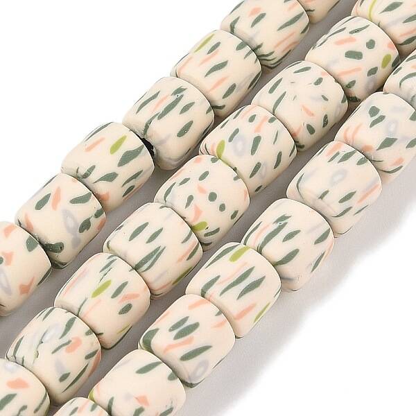 Handmade Polymer Clay Beads Strand
