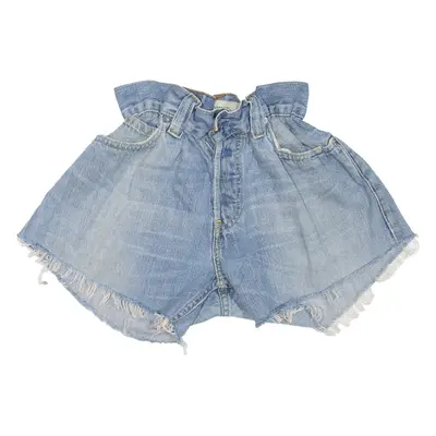 LEVI'S Customised Cut-Off Womens Denim Shorts Blue Relaxed XXS W20