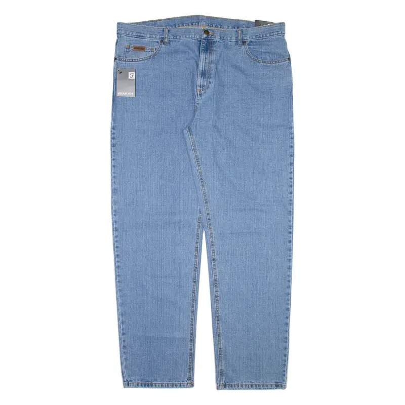 FARAH Mens Jeans Blue Regular Straight W44 L34