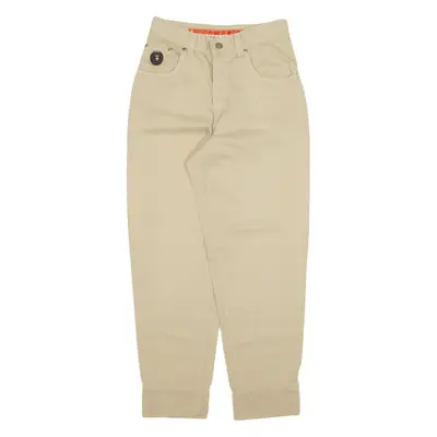 TRUSSARDI JEANS Trousers Beige Regular Tapered Womens W25 L26