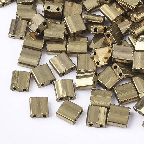 Electroplate Opaque Glass Seed Beads