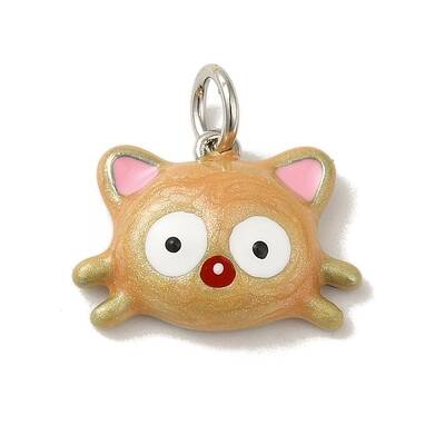 Rack Plating Brass Enamel Pendants