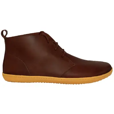 Vivobarefoot Gobi Lux Leather Men's Lace Up Shoes - Brown - Size:US 11 Men