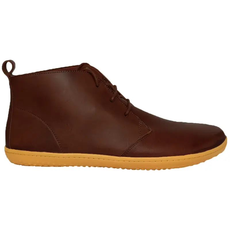 Vivobarefoot Gobi Lux Leather Men's Lace Up Shoes - Brown - Size:US 11 Men