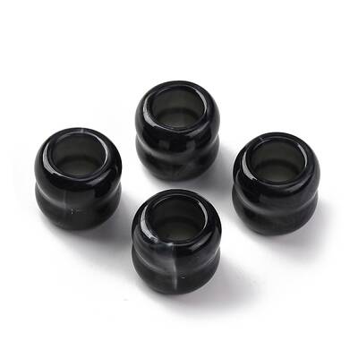 Two Tone Opaque Acrylic Beads