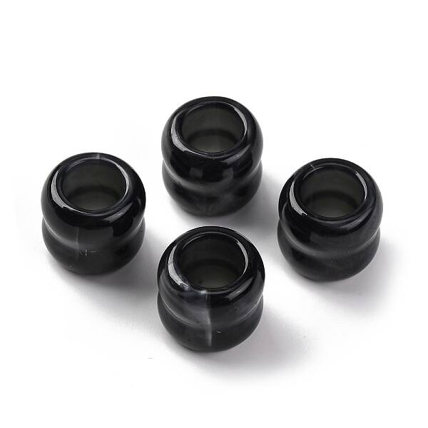 Two Tone Opaque Acrylic Beads
