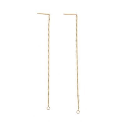 Ion Plating(IP) 304 Stainless Steel Stud Earring Finding