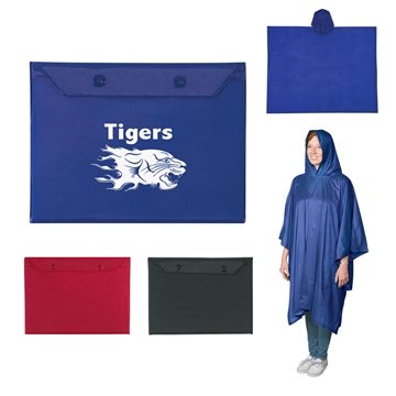 50 Customized Adult Poncho - PVC