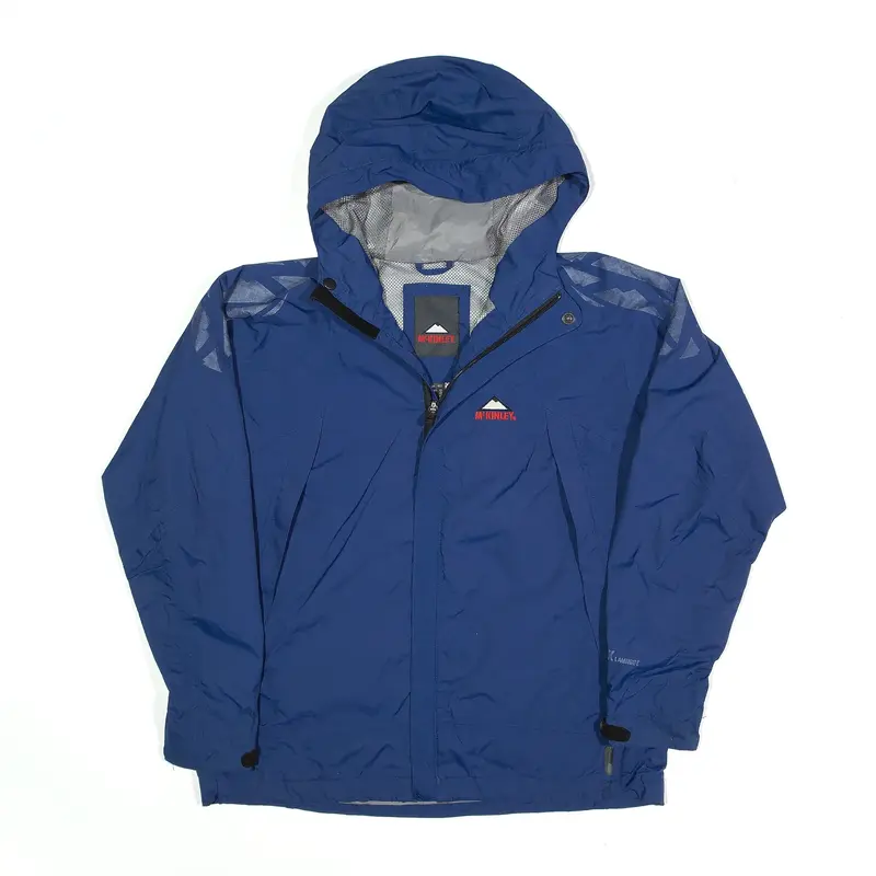 MCKINLEY Jacket Blue Hooded Rain Boys 12 Years