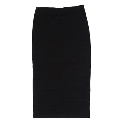 WHISTLES Bodycon Womens Straight Skirt Black Midi XS