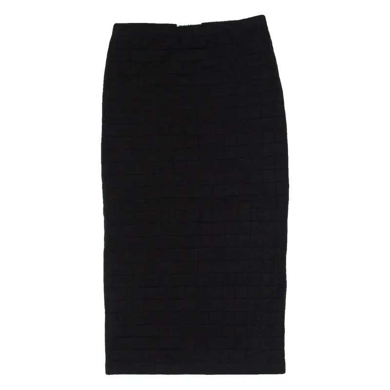 WHISTLES Bodycon Womens Straight Skirt Black Midi XS