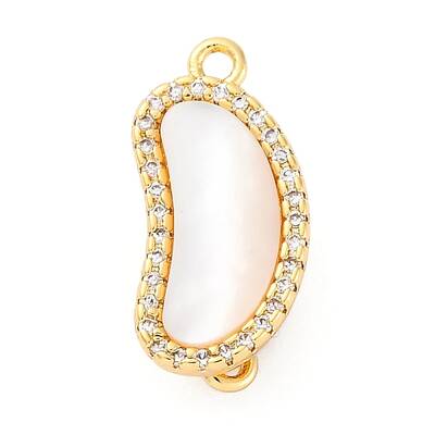 Brass Micro Pave Clear Cubic Zirconia Box Clasps