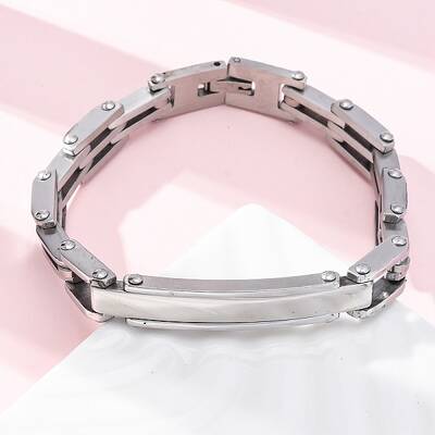 304 Stainless Steel Link Chain Bracelets for Women Men