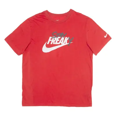 NIKE Mens T-Shirt Red M