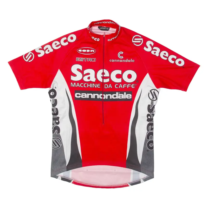 CANNONDALE Cycling Mens Jersey Red 1/2 Zip M