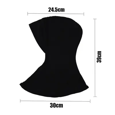 RIMAIRE Ramadan Black Modal Hijab Turban Muslim Hijab Cap Adjustable Muslim Scarf Stretchy Head Scarf for Women Soft Islamic ...