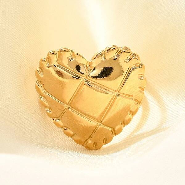 304 Stainless Steel Open Cuff Rings for Women