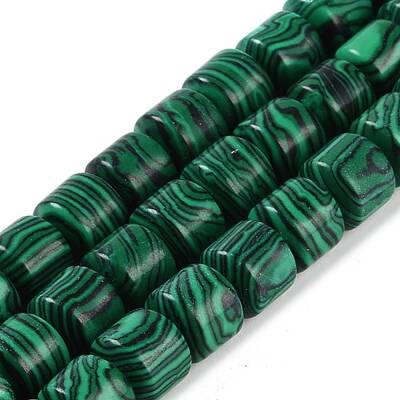 Synthetic Malachite Beads Strands