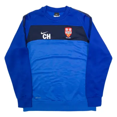 NIKE Mens Sweatshirt Blue M