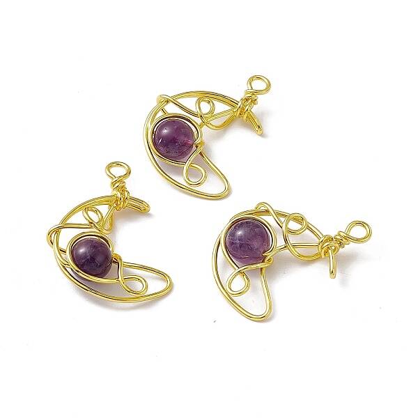 Natural Amethyst Pendants